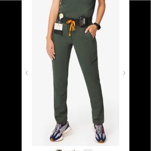 Moss green scrub pants